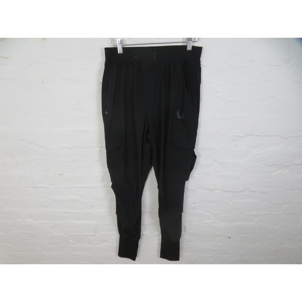 ASRV Tetra Lite Cargo Jogger Pants Mens Small Black Nylon Pockets Athletic Gym